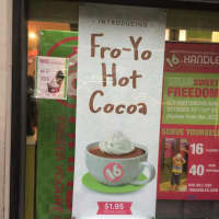 <p>Hot chocolate in a fro-yo version at 16 Handles.</p>