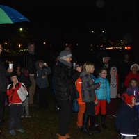 <p>Folks gathered on the Village Green for Bedford VIllage&#x27;s tree lighting.</p>