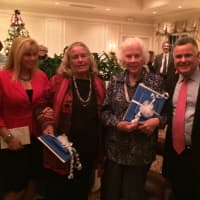 <p>Irene LaRusso with Putsie Ritchey and Sis Henderson, Realtors Emeritus and Dave Wilk.</p>