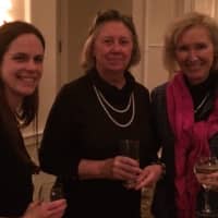 <p>Jane Glassmeyer, Gail Cunningham and Nancy Dauk attended the party.</p>