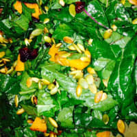 <p>The kale salad packs a powerful healthy punch.</p>
