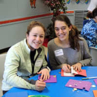 <p>Volunteers lead arts-and-crafts sessions as part of the UJA-Federation-sponsored holiday party at Pleasantville&#x27;s Edenwald Center.</p>