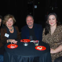 <p>Board members Joe Maker and Donna Wyant, Richard Mancini and DAC Kids Theatre Director Maggie Pangrazio.</p>