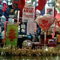 <p>Christmas time at the River Roadhouse in Hastings-on-Hudson</p>