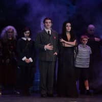 <p>The cast of &quot;The Addams Family&quot; perform during the Stamford All-School Musical at Rippowam Middle School.</p>