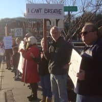 <p>John Mason and Matthew Peterson were among the first to show up for the protest, and both believe that there is a problem with racism in America.</p>
