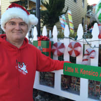 <p>The &quot;Little N. Kensico Ave.&quot; village is a new display in Chuck Barringer&#x27;s Christmas Lights display on 21 N. Kensico Ave. in White Plains. </p>