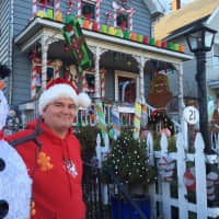 <p>Frosty is another new addition to the Christmas display at 21 N. Kensico Ave. in White Plains. </p>