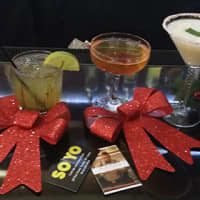 <p>Holiday cocktails offered by SOYA Bar in Yonkers.</p>