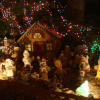 <p>One of the many hand-crafted displays that the Settis have built during their celebrated years of bringing Christmas joy to Norwalk.</p>