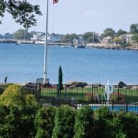 <p>The house at 165 Dolphin Cove Quay in Stamford is open for viewing on Sunday.</p>