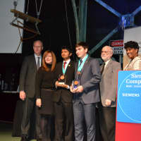 <p>Briarcliff High School students Robert Karp and Karthik Rao were one of just five teams to present their science research projects at the Siemens Competition in Math, Science and Technology at Carnegie Mellon University. </p>