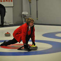 <p>Members of the Nutmeg Curling Club hit the ice. </p>