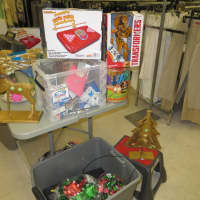<p>At the Goodwill store on Route 9A in Elmsford, you can find ribbons, wrapping paper, decorations and unopened games at very low prices. </p>