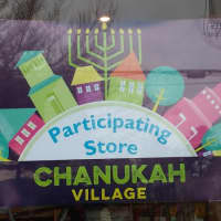 <p>Chanukah Village Signs were posted in all of the stores that participated in the Chanukah Village.</p>