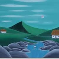 <p>A painting from &quot;The Ireland Series.&quot;</p>