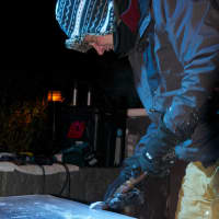 <p>Ice carving at Danbury&#x27;s First Night.</p>