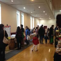 <p>There were lines for certain products at the Mamaroneck Farmers Market.</p>