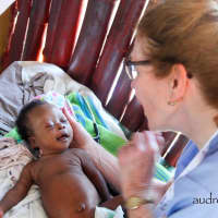 <p>Nurse Judy McAvoy of Mount Kisco Medical Group pediatrics examines a baby.</p>