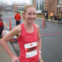 <p>Sara Belles, 34, Brookfield, placed second among women with a time of 39:27. </p>