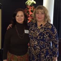 <p>Floria Polverari, incoming President for the State of CT women&#x27;s Council of Realtors, stands with outgoing President Margaret Nagy Hamilton.</p>