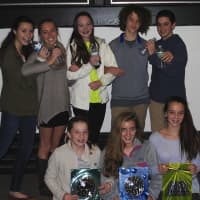 <p>Members of the Darien Youth Commission, from left: front row: Samantha Ball, Julia OBrien and Coco Rooney; back row: Sophie Sheldon, Abby Melton, Amanda Barlow, Felix Rooney and Ben Bidell. </p>