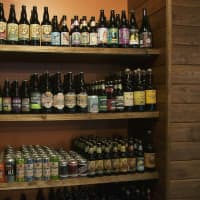 <p>The store&#x27;s extensive selection of NY beers.</p>