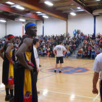 <p>The Harlem Wizards take on the Chappaqua Challengers in a basketball battle. </p>