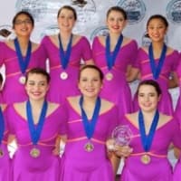 <p>The Shadows from the Southern Connecticut Synchronized Skating Club won a gold medal last weekend in the Open Juvenile Division the Colonial Classic. See story for photo IDs.</p>