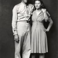 <p>Mike Disfarmer, &quot; J.C. and Irma Dean Verser &quot;

ca. 1939-46 (printed 1976)

Gelatin silver print, 11 7/8 x 7 3/8 inches
</p>