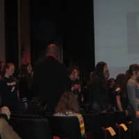 <p>Briarcliff&#x27;s chorus performs at an assembly honoring the Rev. Martin Luther King Jr.</p>