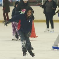 <p>Skaters enjoy the ice at the E.J. Murray Memorial Skating Center in Yonkers.</p>