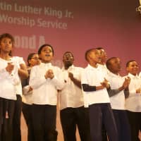 <p>The Combined Children&#x27;s Choir performed at the MLK Interfaith Worship Service in Peekskill.</p>