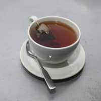 <p>Hot tea with Mikes Hot Honey.</p>