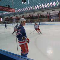 <p>The New York Rangers delighted a crowd at the Playland Ice Casino.</p>