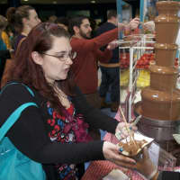 <p>Chocolate fountains were in full operation.</p>
