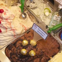 <p>Delicious gelato came in many flavors.</p>