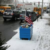 <p>The snow has been subtle so far in front of the New Rochelle ReStore. </p>