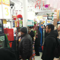 <p>C-Town in New Rochelle saw a noticeable uptick in customers Monday.</p>