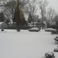<p>Stamford is covered with a blanket of snow. </p>