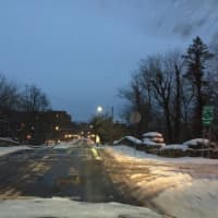 <p>Streets were cleared Tuesday morning  in Yonkers near the Bronxville border. </p>
