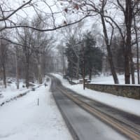 <p>Old Briarcliff Road in Briarcliff Manor following the snowstorm.</p>
