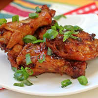 <p>Asian- inspired wings with hoisin and scallions. </p>