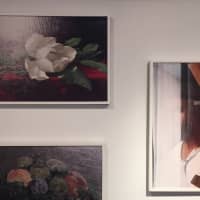 <p>Tim Davis&#x27;s pieces used by painting photographs of classic paintings.</p>