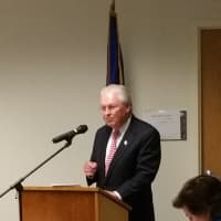 <p>First Selectman Michael Tetreau uses his annual State of the Town address to propose a townwide strategic plan on Tuesday night.</p>