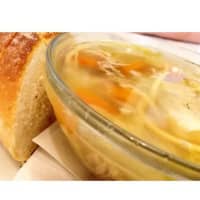 <p>Chicken noodle soup at Meli-Melo is a perennial favorite.</p>
