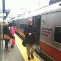 <p>Commuters at the Stamford Train Station on Wednesday morning. Commuters say more has to be done on safety following the Tuesday night tragedy that killed six in Valhalla, N.Y., when a train struck a vehicle at a crossing.</p>