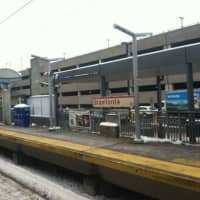 <p>Commuters at the Stamford Train Station on Wednesday morning. Commuters say more has to be done on safety following the Tuesday night fatal train accident. </p>