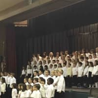 <p>Under the direction of music teacher Joanne Caroprese, the students performed nine songs they learned during the year.</p>