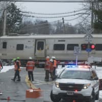 <p>The tracks were tested at the site of the fatal crash.</p>